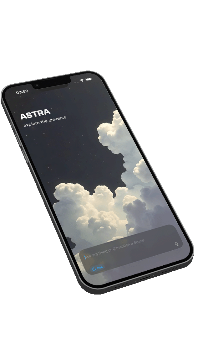 Astra on iPhone